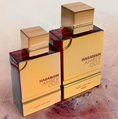Al Haramain Amber Oud Ruby Edition - Arabian Perfume Women and Men - Unisex - 60 ml | Long Lasting | Notes Of Amber, Jasmine, Musk , Oud