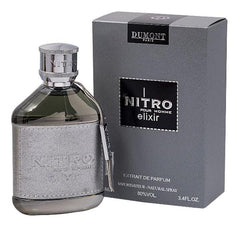 Dumont Paris Nitro Elixir Extrait De Parfum for Men 3.4 oz 100 ml Long Lasting Amber Note Fragrance
