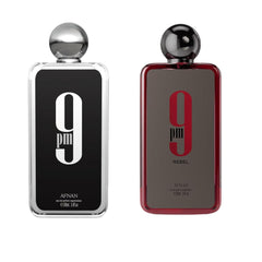 Afnan 9PM 100ml Eau de Parfum & 9PM Rebel 100ml Bundle - Long-Lasting Luxury Fragrance for Men