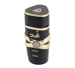 Lattafa Perfumes Asad for Unisex Eau de Parfum Spray, 3.4 Ounce | Long Lasting Fragrance | Vanilla , Amber Coffee notes . Scented Scent