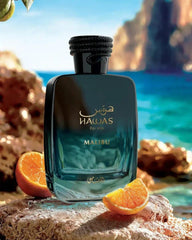 Rasasi Hawas Malibu Eau de Parfum 3.4 oz (100ml) for Men | Fresh Fruity Aquatic Fragrance