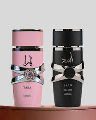 Lattafa Yara & Asad Elixir Eau De Parfum 100ml – Luxury Long Lasting Fragrance Set for Women & Men