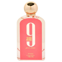 Afnan 9 AM Pour Femme Women's EDP Spray - 3.4 oz, Long Lasting, Amber, Citrus, Fruity, Sweet, Musky Fragrance | First choice in women fragrance