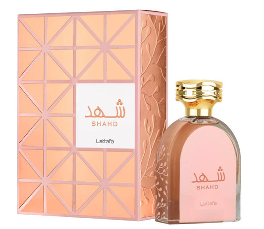 Lattafa Perfumes Shahd for Unisex Eau de Parfum Spray, 3.4 Ounce