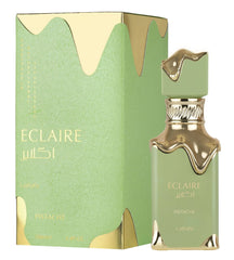 Lattafa Éclaire Pistache Eau de Parfum 3.4 oz 100ml Long Lasting Unisex Fragrance with Nutty & Creamy Notes