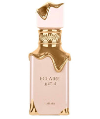 Lattafa Eclaire Eau de Parfum Spray for Women, 3.4 Ounce, caramel, vanilla