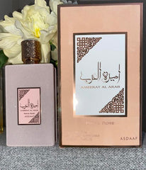 Lattafa Asdaaf Ameerat Al Arab Prive Rose Eau de Parfum Spray for Women, 3.4 Ounce Aroma Floral