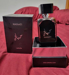 Lattafa Perfumes Hayaati Eau de Parfum Spray for Men, 3.4 Ounce Apple Fragrance