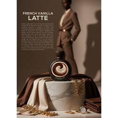 Arabiyat Sugar French Vanilla Latte EDP 3.4fl.oz Unisex Fragrance with Nutella Coconut Cocoa & Sandalwood Notes