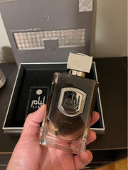 Lattafa Liam Grey Eau de Parfum Spray for Unisex, 3.4 Ounce / 100 ml| Best gift | Long Lasting Cologne | with notes of woody, powdery, aromatic