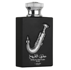 Lattafa Perfumes Ishq Al Shuyukh Silver for Unisex Eau de Parfum Spray, 3.4 Ounce