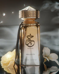 Paris Corner Khair Felicity Perfume - 3.4 fl oz Sparkling Joyful Unisex Fragrance with Champagne Cassis Rose Vanilla Musk Notes