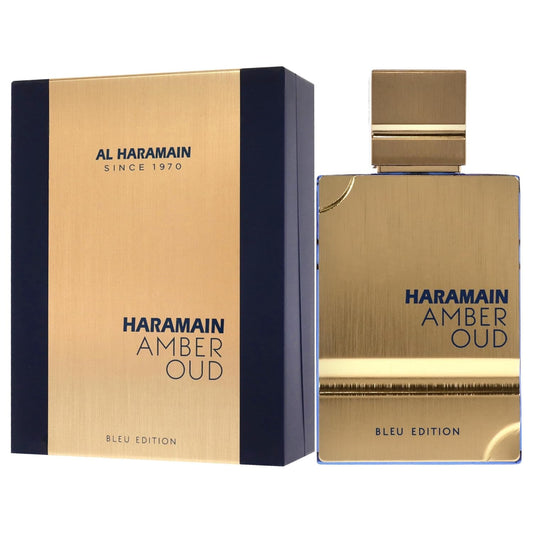 Al Haramain Amber Oud Bleu Edition - Cologne for Men - Long Lasting Perfume for Men - Arabian Perfume - Men's Cologne with Amber, Sandalwood - 2 oz