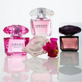 Versace Women's Fragrance Set - Bright Crystal, Crystal Noir & Bright Crystal Absolu - 3 Bottles, 1.7 oz Each - Eau de Toilette Fresh Floral Collection