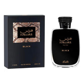 Rasasi Hawas Black for Men - Eau de Parfum, 3.33 oz - Rich Woody and Citrus Scent - Long Lasting Fragrance