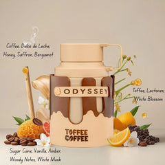 Armaf Odyssey Toffee Coffee Eau de Parfum for Women and Men 3.4 fl oz 100ml Sweet Gourmand & Coffee Infused Scent Unisex Fragrance