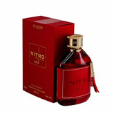 Nitro Red EDP 100Ml 3.4Oz - Original Fragrance Made In France - Luxury Perfume for Men - Fruit, Woody, Floral and Long Lasting Cologne - Best Gift