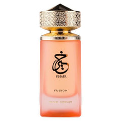 Khair Fusion Perfume 3.4 Fl Oz 100ml EDP Paris Corner A Lychee Fragrance Blending Fruity Notes of Lychee Blackcurrant & Red Apple with Floral Elegance for an Enchanting Aroma