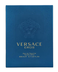 Versace Eros for Men 3.4 oz Eau de Toilette Spray 100 ml - Bold Fragrance with Mint, Green Apple, Geranium, Vanilla, and Oakmoss Notes