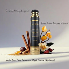Khamrah Air Freshener 300ML (10.1 OZ) by Lattafa | Rich Notes, Luxe Vibes—Let Every Room Exude Elegance.