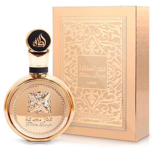 Lattafa Fakhar Gold Extrait Eau de Perfume Spray for Unisex, 3.4 Ounce Fragrance Blend