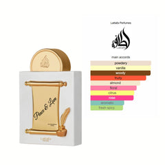 Lattafa Pride Peace & Love , 3.4 oz / 100 ml Eau de Parfum , Unisex Fragrance of Elegance & Harmony