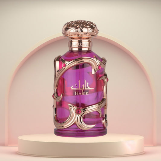 Lattafa Habik for Women & Petra Eau de Parfum Spray | Long-Lasting Floral, Fruity & Musky Fragrance, 100ml (3.4 oz) Bundle