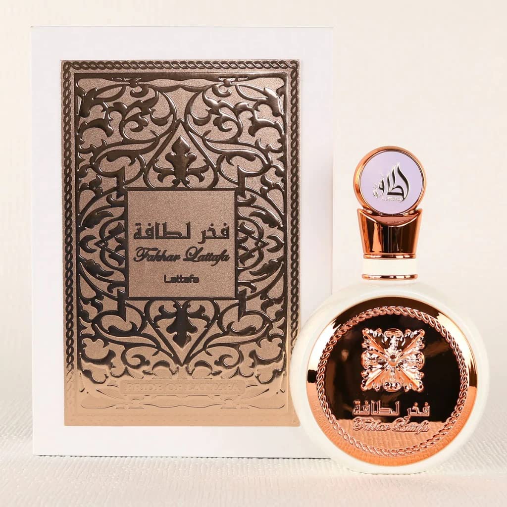 Lattafa Perfumes Fakhar Eau de Parfum Spray Bundle - 3.4 Ounce Long Lasting Fragrance for Men & Women