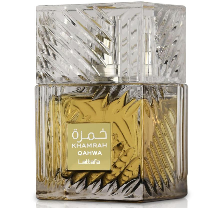 Lattafa Khamrah Qahwa for Unisex Eau de Parfum Spray, 3.4 Ounce