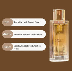 Lattafa The Kingdom Eau De Parfum Spray for Women, 3.4 Ounce - Long Lasting