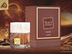 Lattafa Khamrah Qahwa for Unisex Eau de Parfum Spray, 3.4 Ounce
