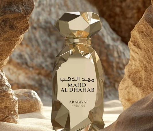 ARABIYAT Prestige Mahd Al Dhahab Eau de Parfum 100ml Unisex Amber Fragrance Gold Bottle | Long lasting fragrance