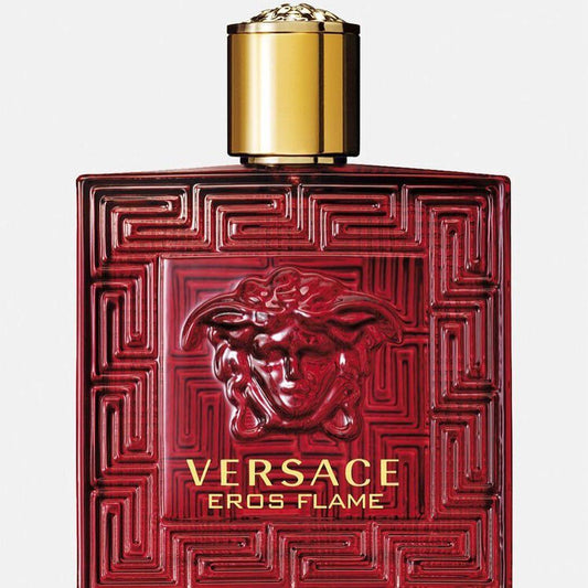 Versace Eros Flame Eau De Perfume for Men 100 ML (3.4 oz) Long Lasting Fragrance | Musk , Fresh and spicy