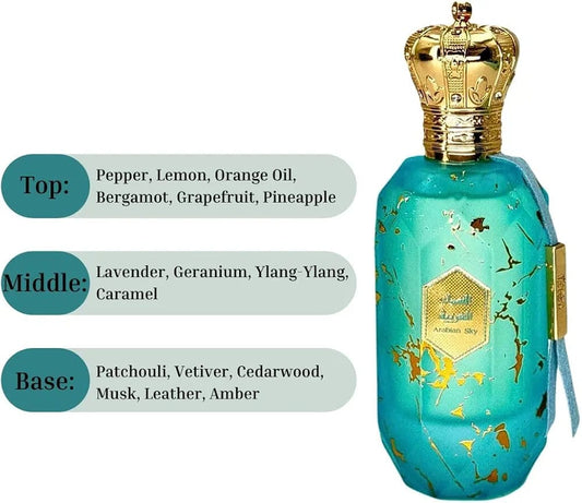 Armaf Arabian Sky Eau de Parfum 100ml Blend of Citrus Floral & Woody Notes Long Lasting Fragrance for Unisex
