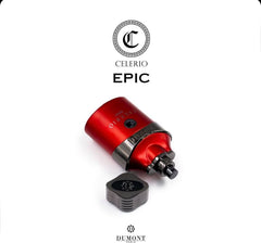 DUMONT Celerio Epic Eau De Perfume Men - Fragrance Notes Lemon & Fresh Fruits - Unisex Suitable for Men & Women - Long Lasting Cologne Mist, 3.4oz RED