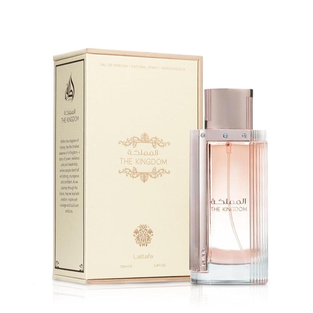 Lattafa The Kingdom Eau De Parfum Spray for Women, 3.4 Ounce - Long Lasting