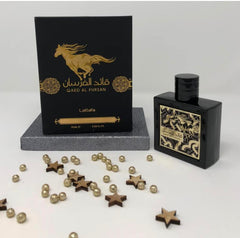 Lattafa Perfumes Qaed Al Fursan Perfume By Lattafa  Black 3.4/3.3 Edp Unisex | Citrusy , Fresh , Lemon | Men's First Choice