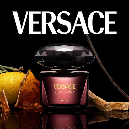 Versace Crystal Noir by Versace for Women - 3 Fl Oz & 1.7 oz EDP Spray - Bold Sensual Fragrance with Spicy Floral Notes