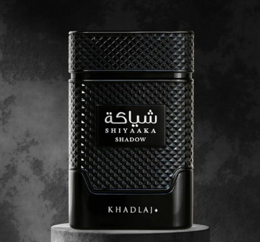 Shiyaaka Shadow Special Edition by Khadlaj for Men – EDP 100ml (3.4 oz), Pink Pepper , Cedarwood & Musk