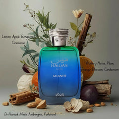 Rasasi Hawas Atlantis & Hawas Viper Eau de Parfum 100ml (3.4 oz) Duo Bundle | Long lasting fragrance