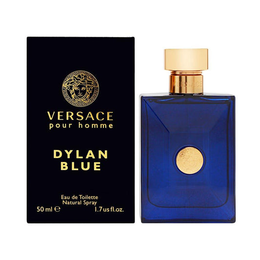 Versace Men's Cologne Set of 3 - Eros, Pour Homme, Dylan Blue & Eau Fraiche - 3 Count, 1.7 oz Each - Fragrance Collection