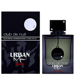 Armaf Club De Nuit Urban Man Elixir for Men Eau de Parfum Spray, 3.6 Ounce | Long Lasting | notes of Bergamot, Pink Pepper, Jasmine, Lavender, Amber