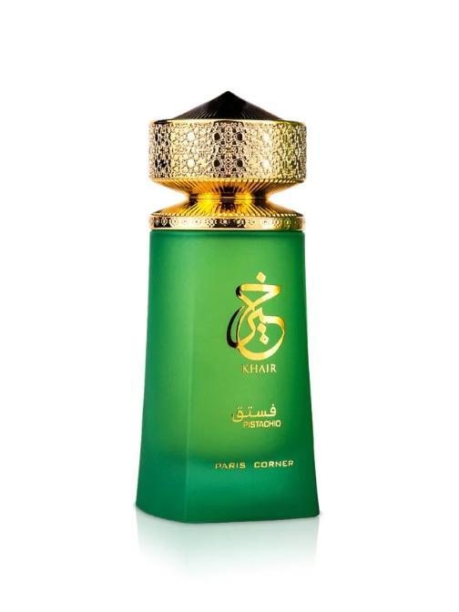 Paris Corner Khair Perfume Set – 4 x 100ml / 3.4 oz Unisex Scents | Felicity, Confection, Pistachio, Fusion
