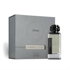 Afnan Lynked Freedom EDP Spray 3.4 oz for Men - Vibrant Confident Modern Fragrance with Grapefruit Bergamot  Notes