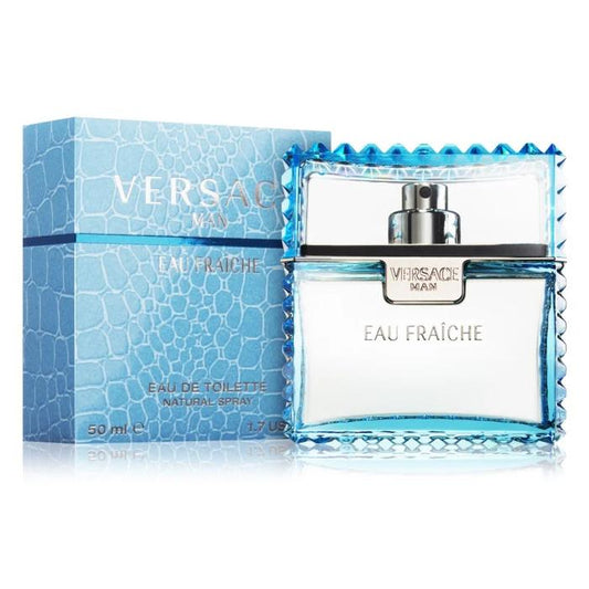 Versace Men's Cologne Set of 3 - Eros, Pour Homme, Dylan Blue & Eau Fraiche - 3 Count, 1.7 oz Each - Fragrance Collection
