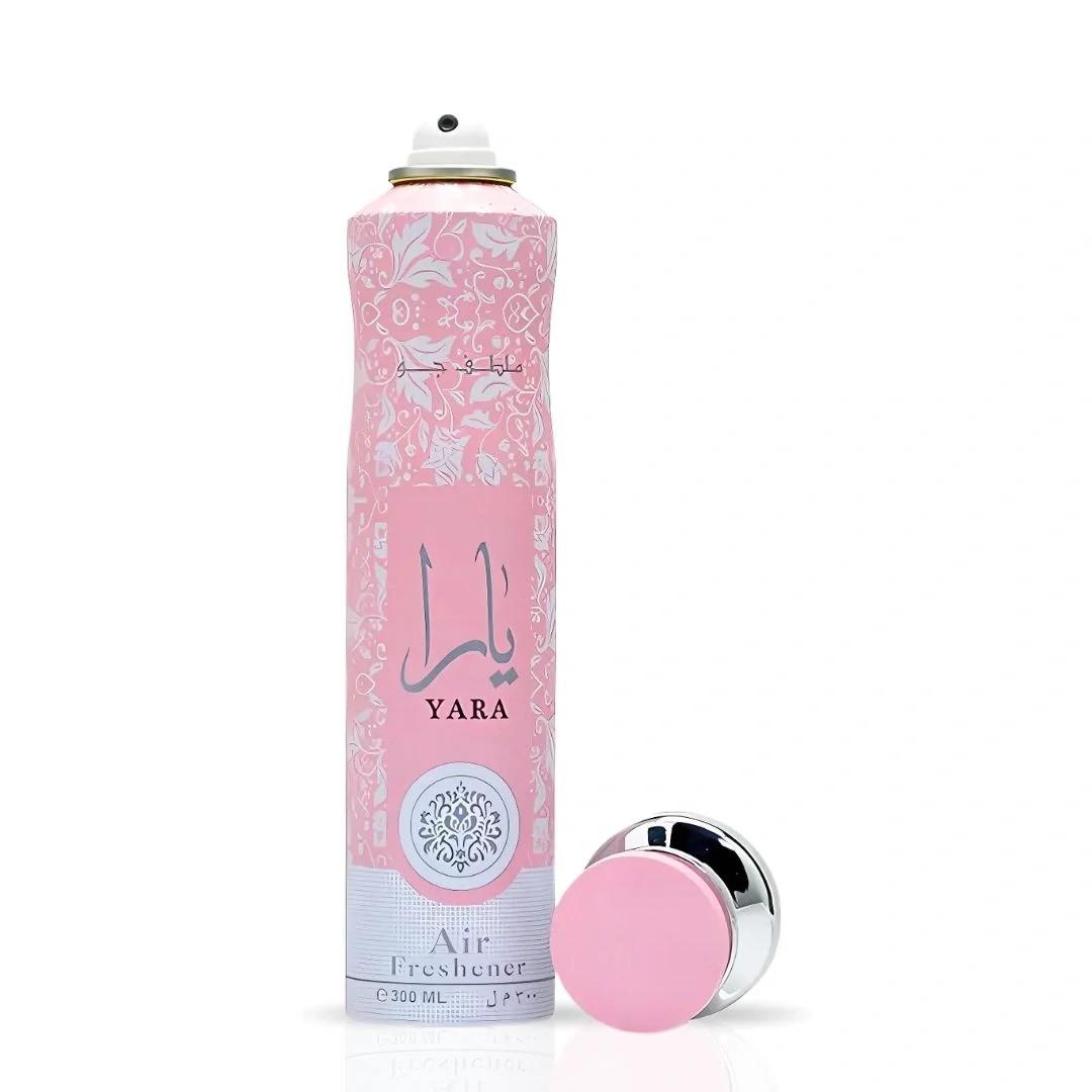 Yara Air Freshener 300ML (10.1 OZ) by Lattafa | A Refreshing Floral Air Freshener With A Sweet, Musky, Lasting Finish
