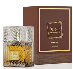Lattafa Khamrah Qahwa for Unisex Eau de Parfum Spray, 3.4 Ounce
