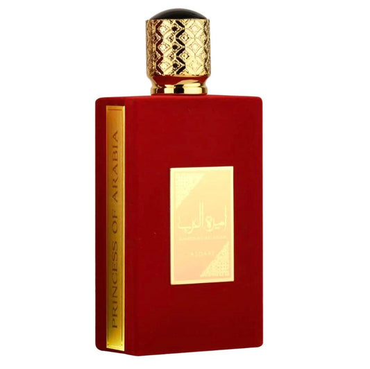 Lattafa Asdaaf Ameerat Al Arab Eau de Parfum Spray for Women, 3.4 Ounce Long Lasting Floral Fragrance