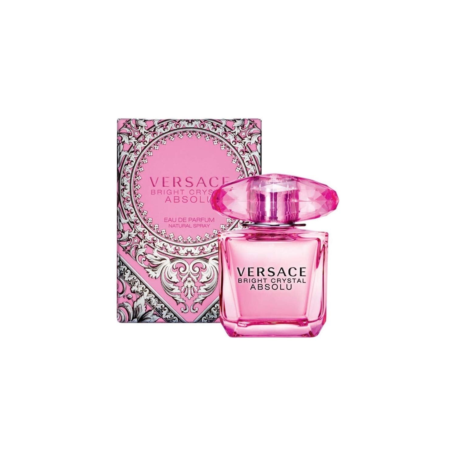 Versace Bright Crystal Absolu for Women 3.0 oz / 90 ml Eau de Parfum Spray - Long Lasting Fragrance, Ideal for All Seasons | Rose , Vanilla