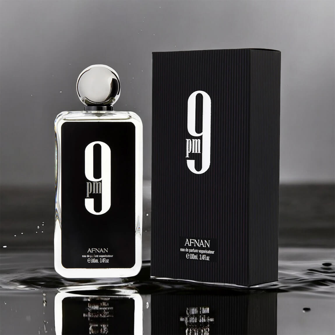 Afnan 9PM Eau de Parfum Spray for Men 3.4 oz - Amber, Vanilla Scent Perfume | Long Lasting scent | winter fragrance.